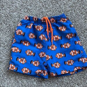 Kidz by Uzzi Boys Nemo Fish Print Swim Trunks, Size 3T